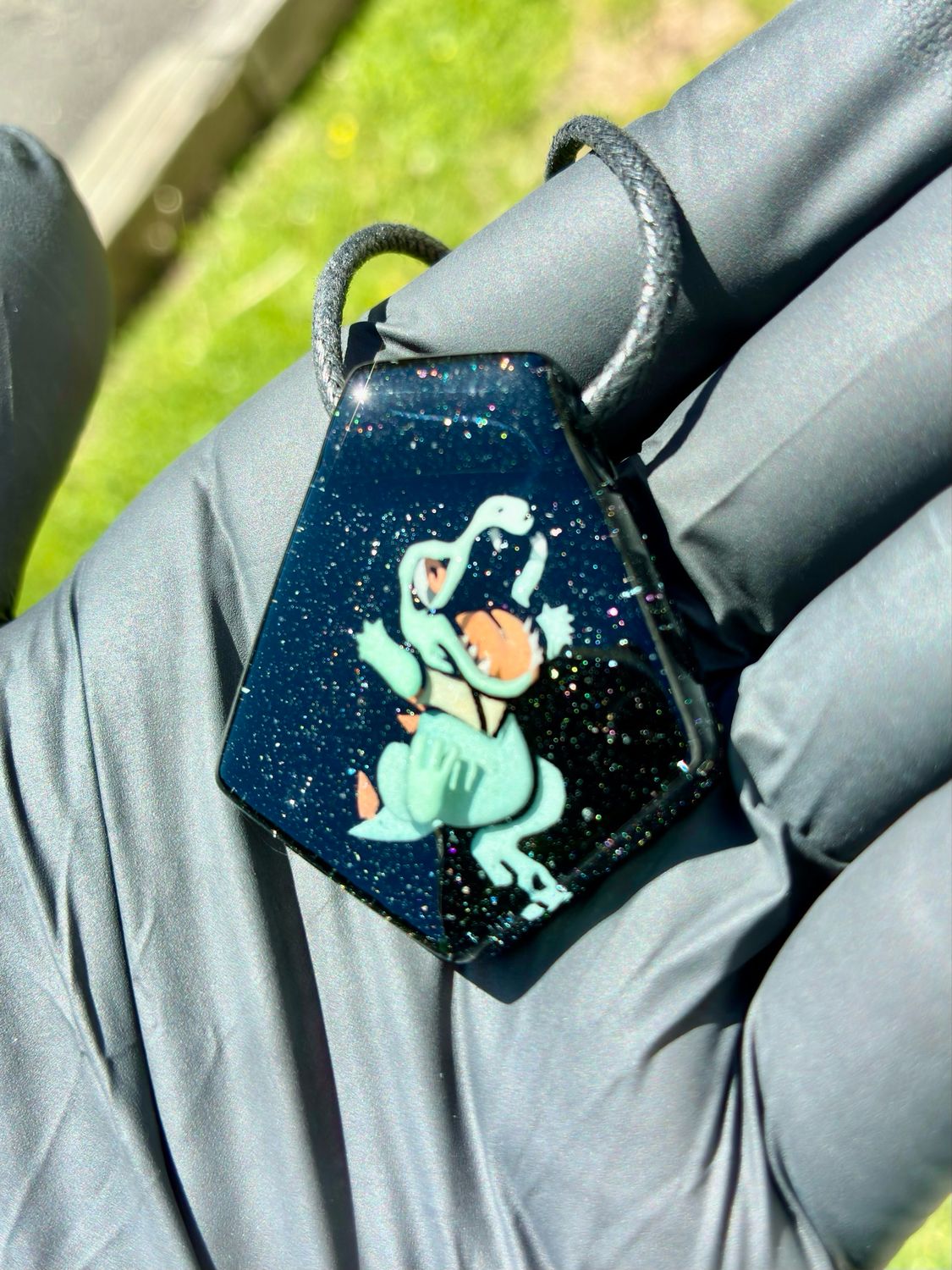Pokemon Totodile pendant