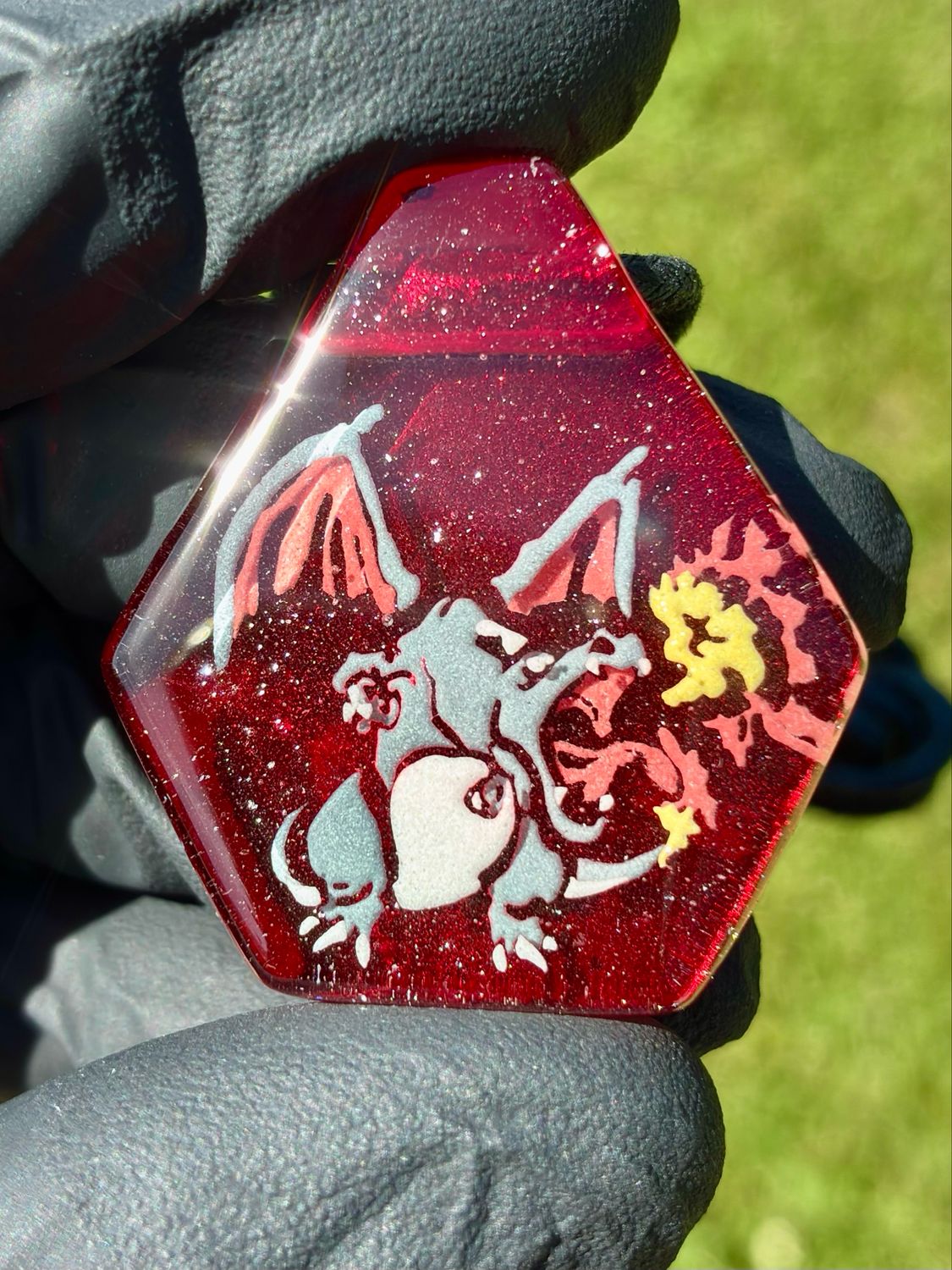Pokemon Shiny Charizard pendant 