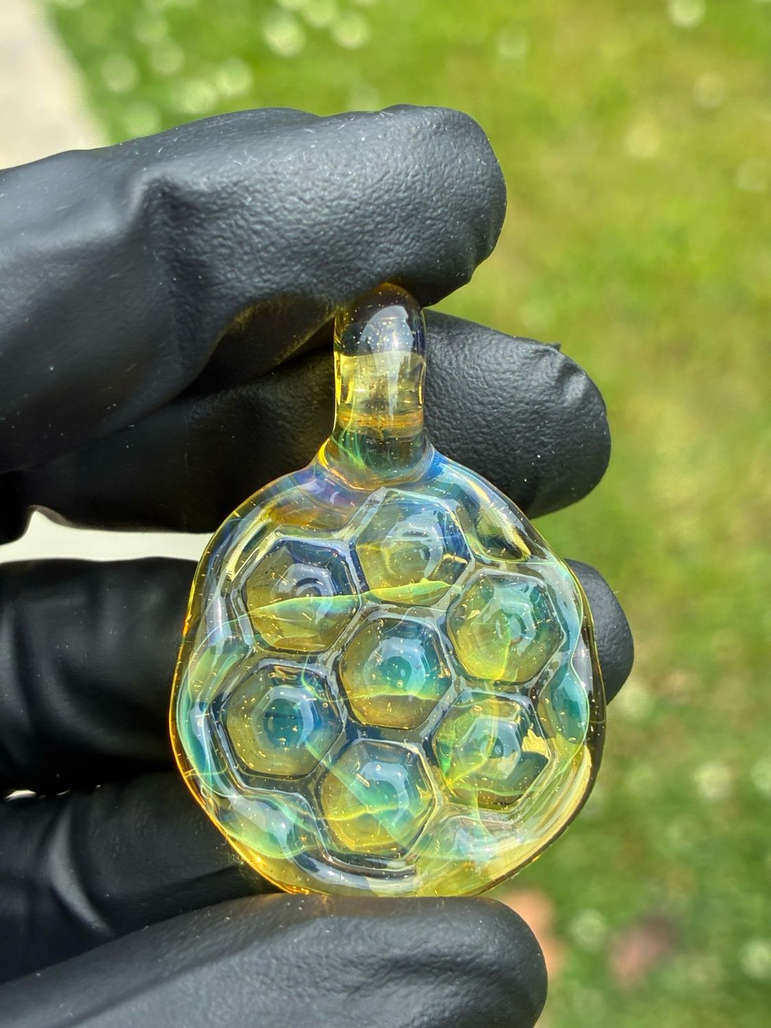 Honeycomb pendant