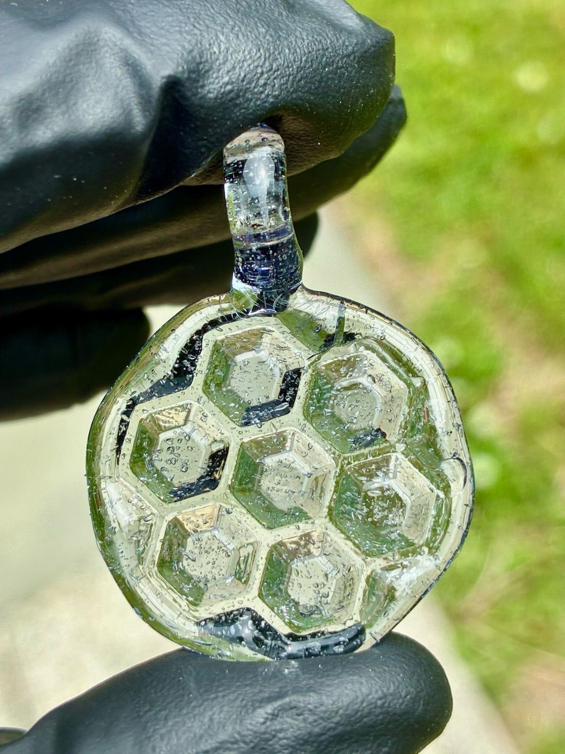 Honeycomb pendant