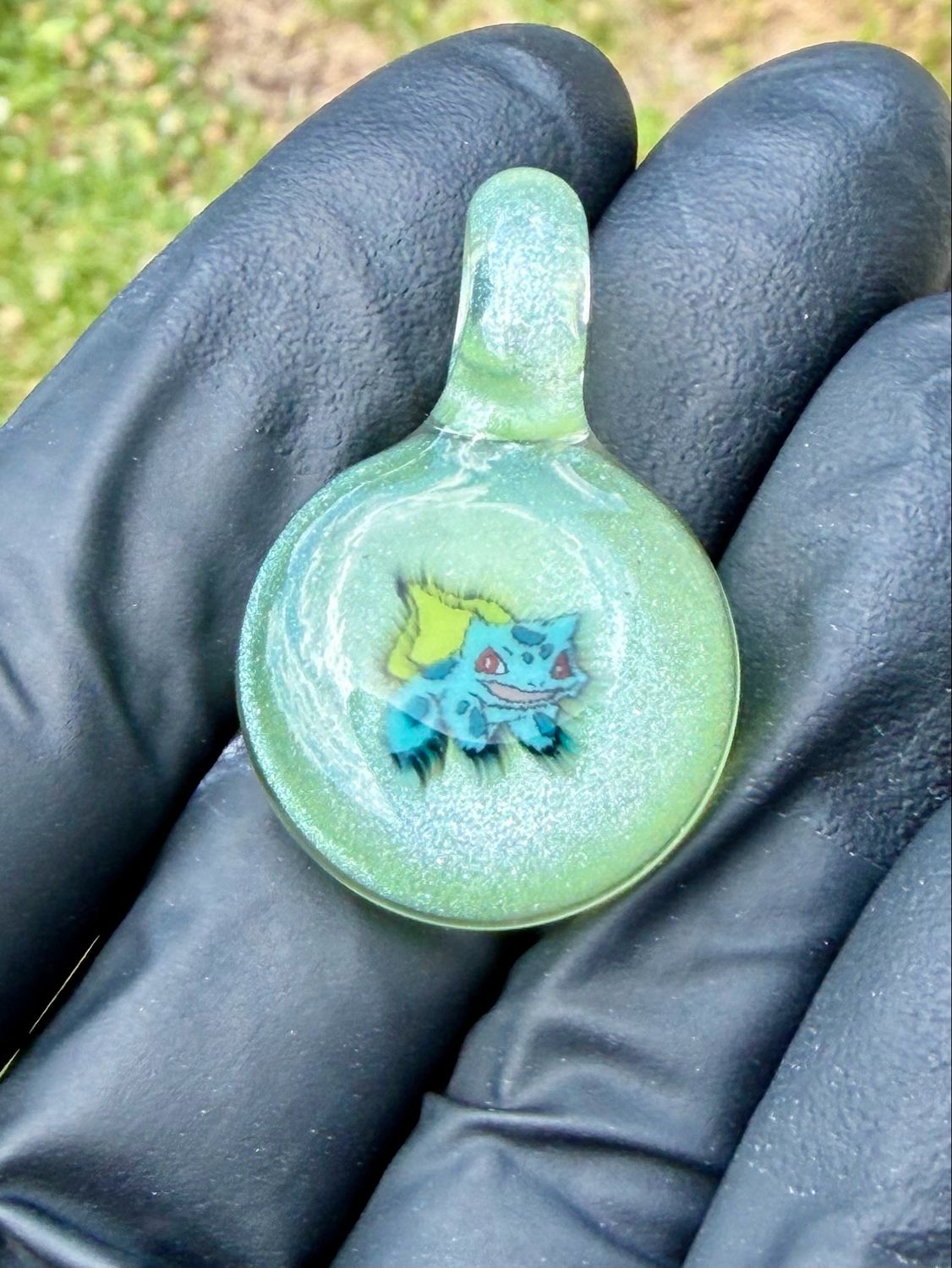 Bulbasaur green dichro 