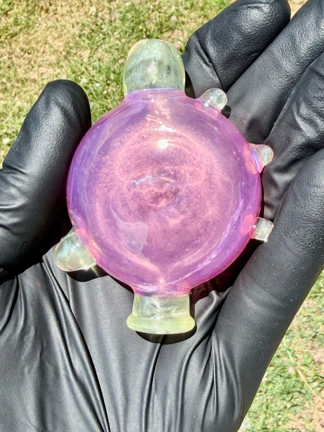 Pink pivot pendant