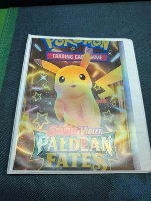 Pokemon paldean fates bulk binder