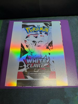 Pokemon white flare bulk binder