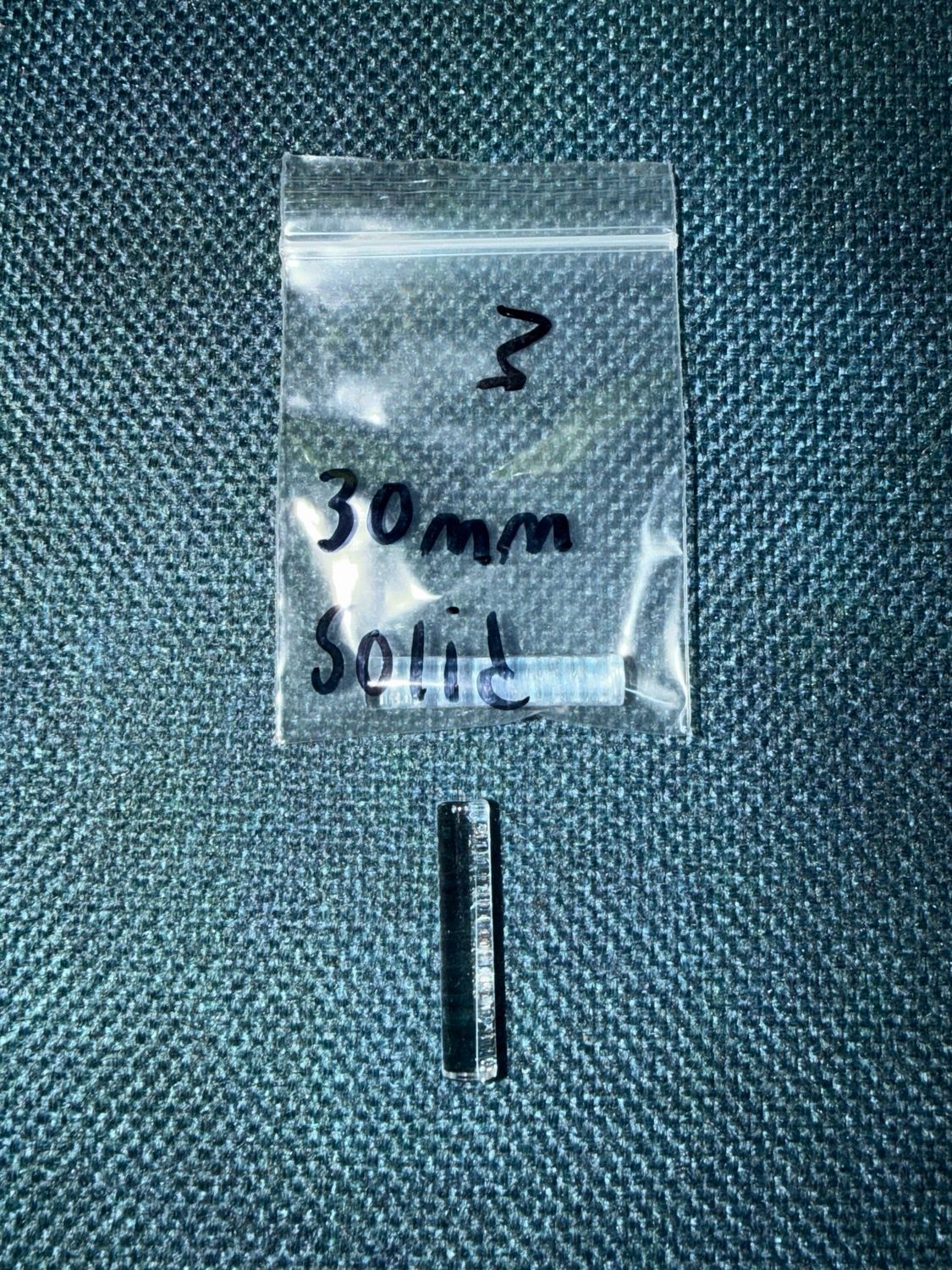 30mm solid quartz pillar 6mm