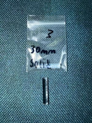 30mm solid quartz pillar 6mm