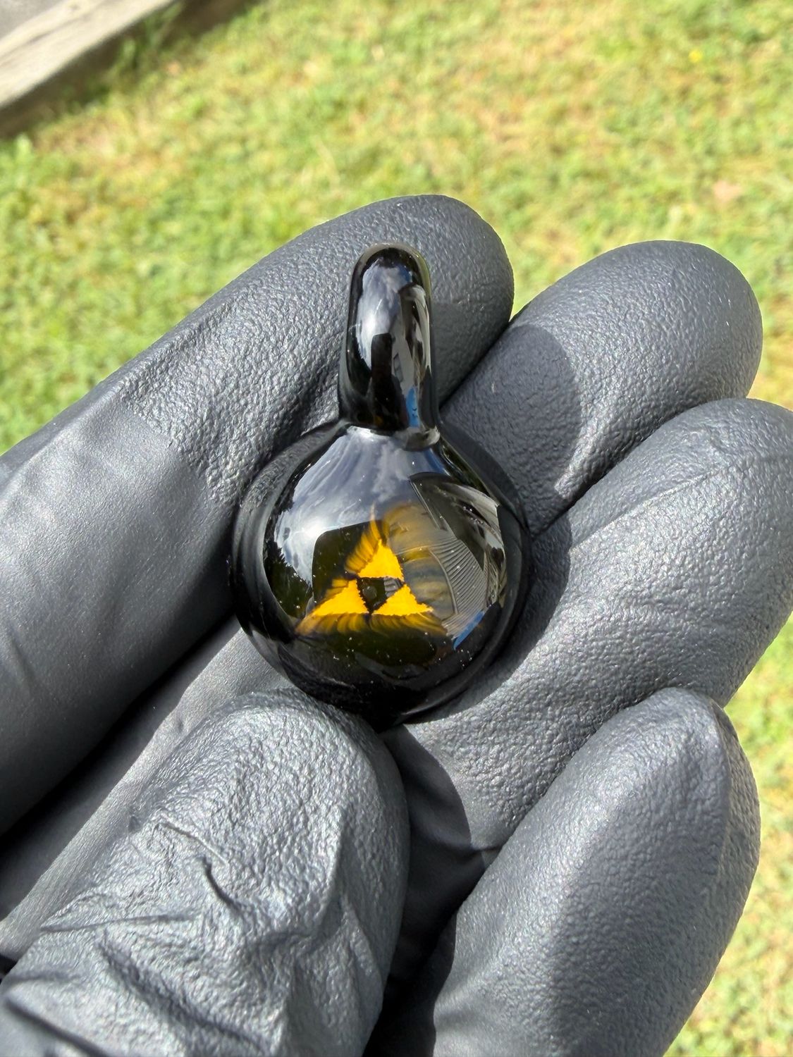 Triforce UV pendant