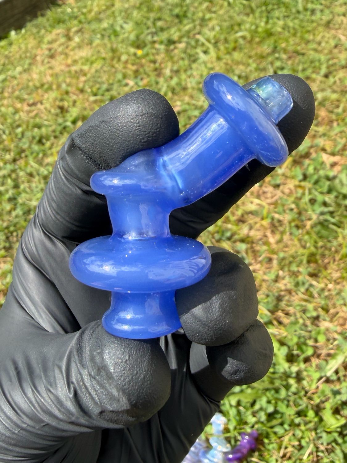 Blue UV pivot top