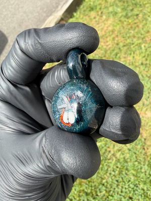 Spicy Firefox murrine pendant UV