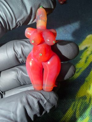 Pumpkin full body babe pendant 