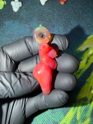 Pumpkin full body babe pendant 