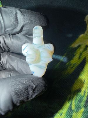 Mummy half size babe pendant UV