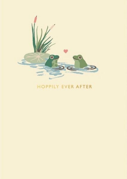 Hoppily ever after card