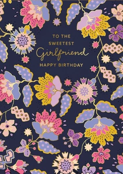 Girlfriend paisley Card