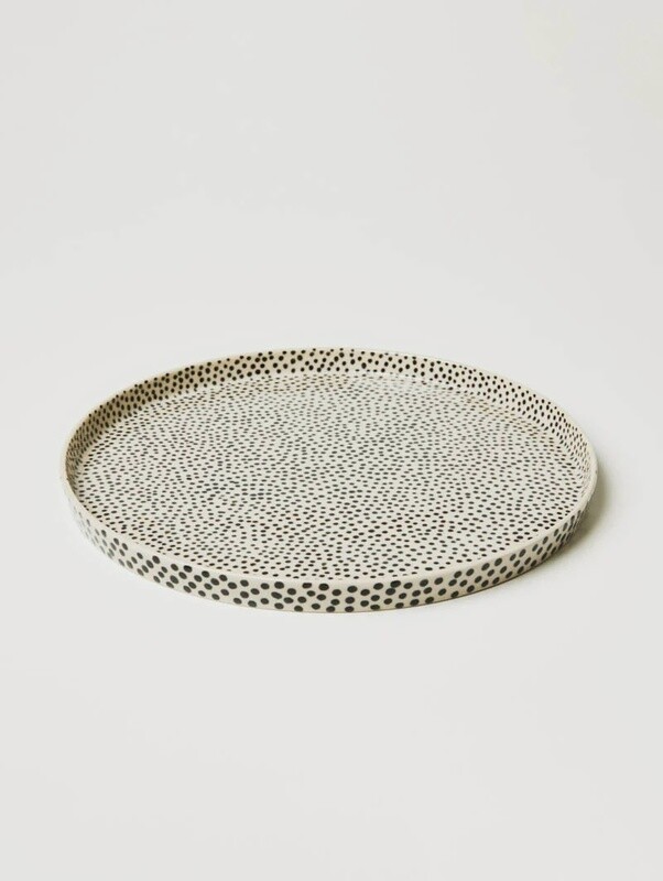 Chino Platter Black Sprinkle