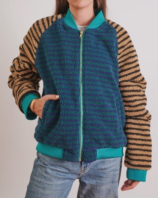 Crusdader Adult Sherpa Bomber Jacket