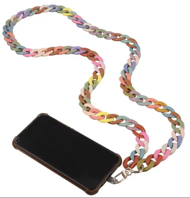 Cross body Phone Chain Asst colour