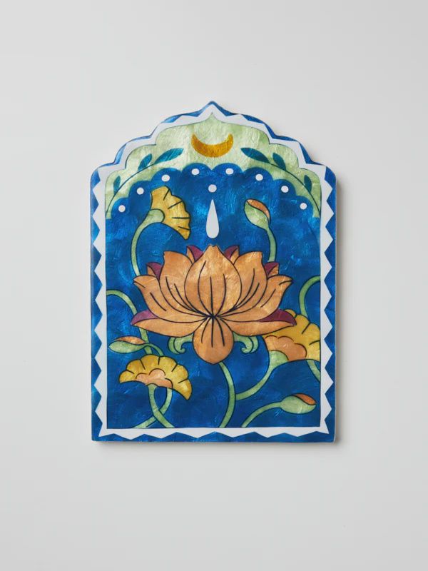 Fleur Lotus Navy Wall tile