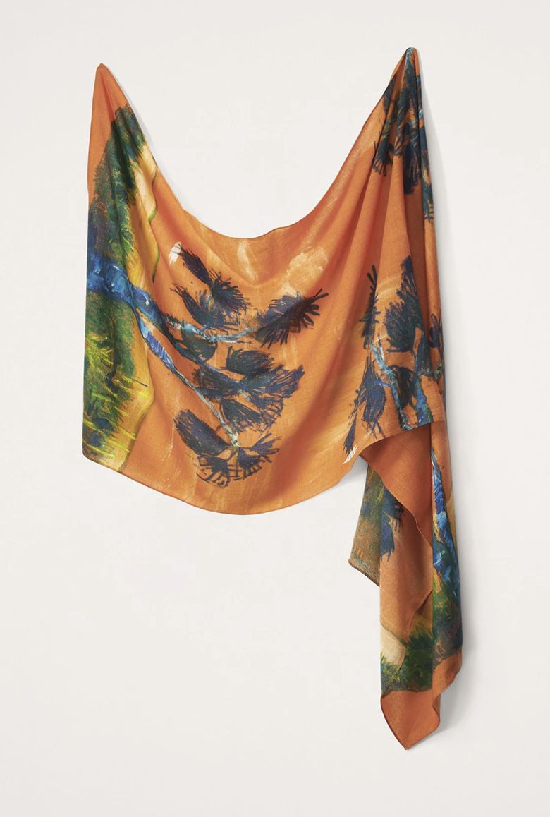 Nancy bird Wool Long scarf