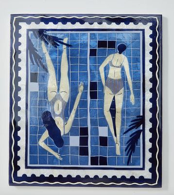 Resort Lapse Blue Wall tile