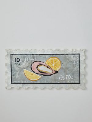 Oyster Stamp Wall tile