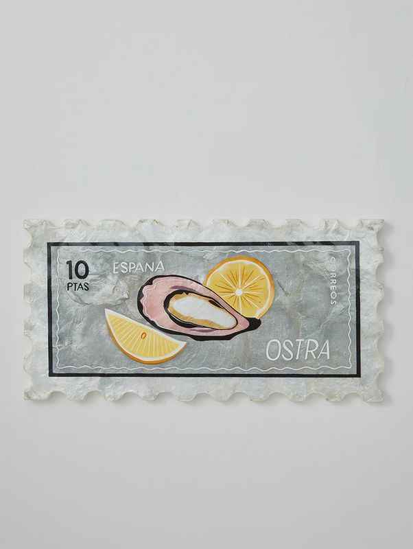 Oyster Stamp Wall tile