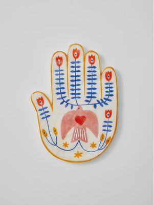 Tulum Hand Bird wall tile