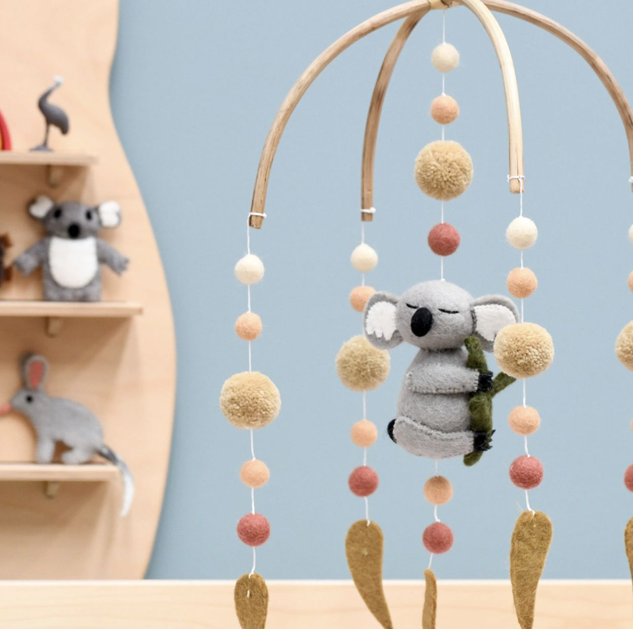 Koala Felt Baby Mobile