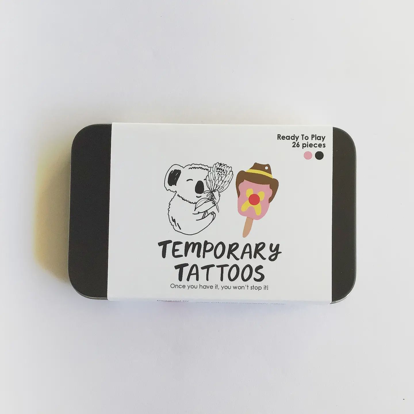 Australian Animal and Food Temporary Tattoos