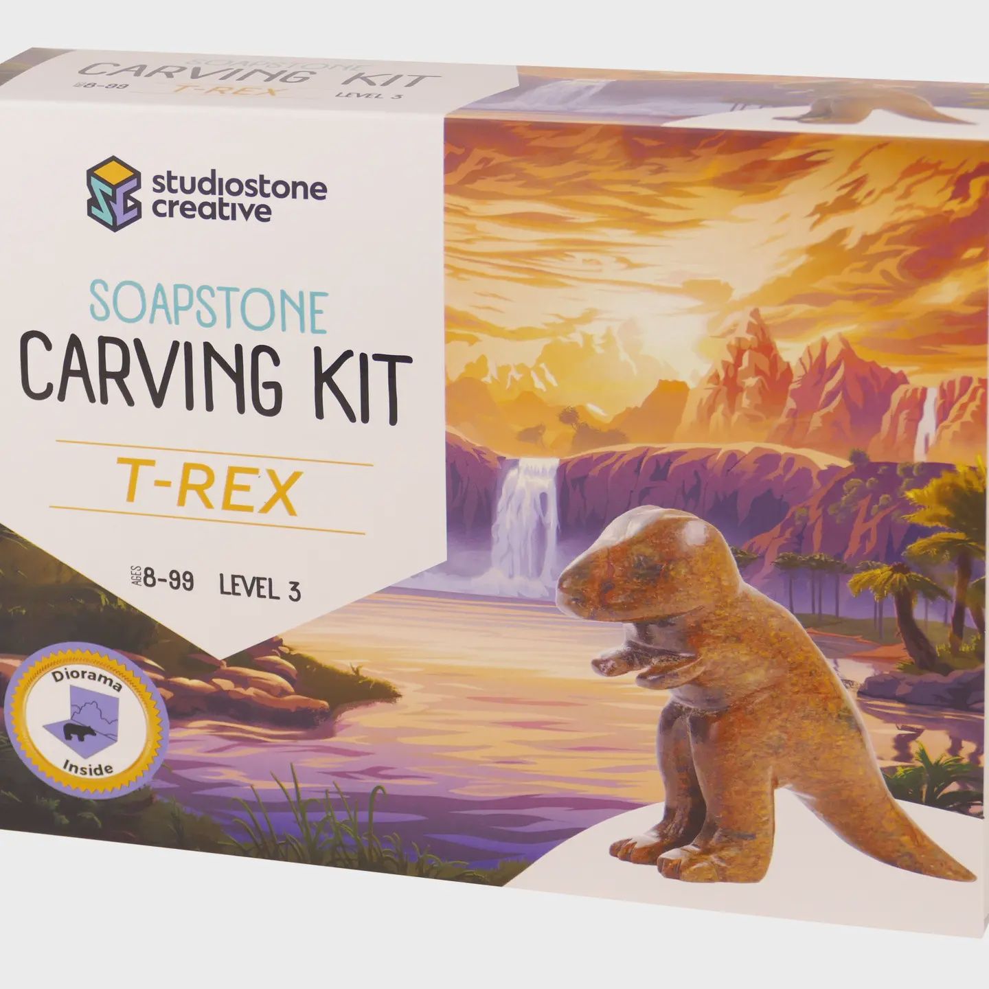 T-Rex Soapstone Carving and Whittling kit