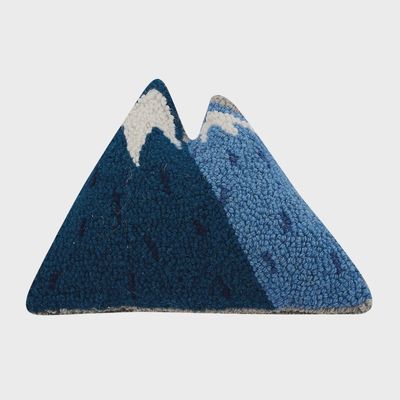 Blue mountains Needlepoint Pillow