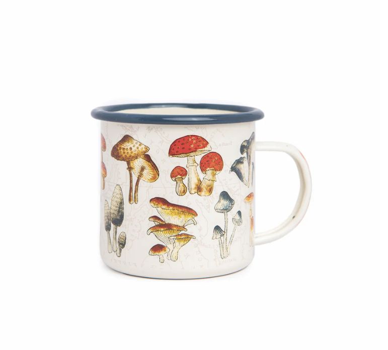 Mushrooms Enamel mug