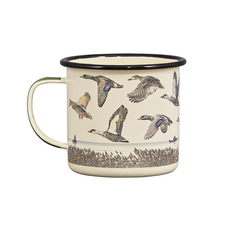 Enamel Mug Lake and Ducks
