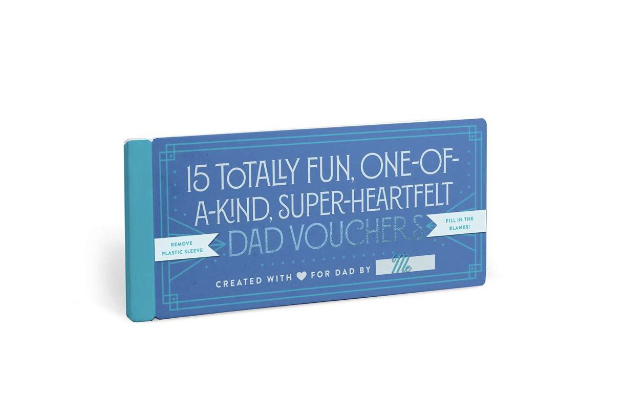 Fill in the Love Dad Voucher booklet