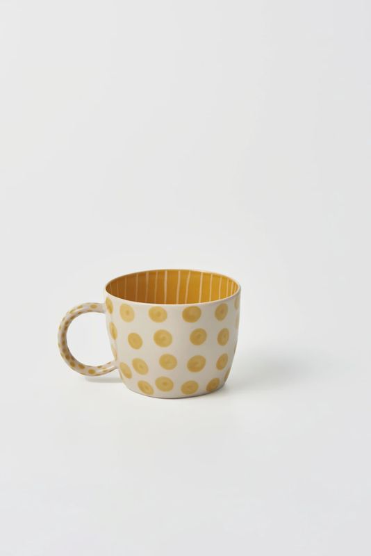 Chino Mug Mustard Dot