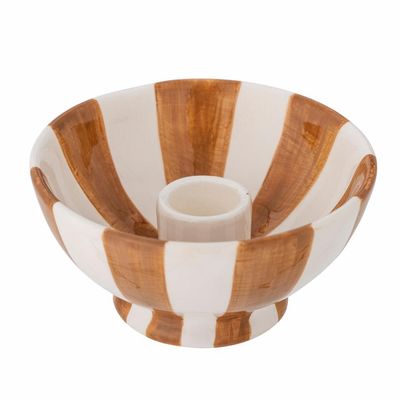 Eja Candle stick holder brown