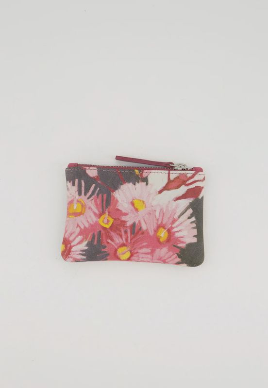 Nancy bird card purse ~ Flowering gum