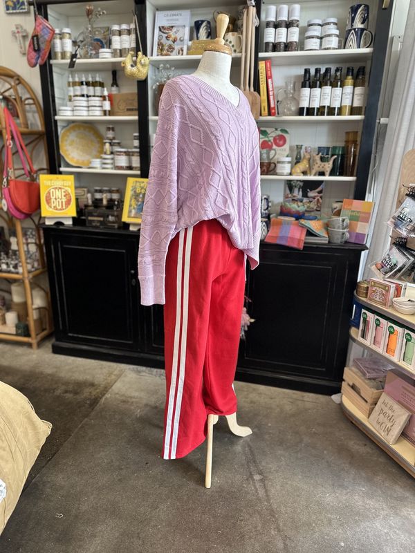 By Frankie Red Sweat pant