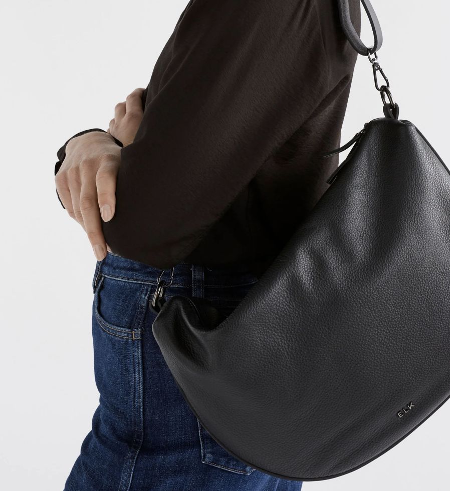Elk Llina Cross body bag Large, Colour: Black