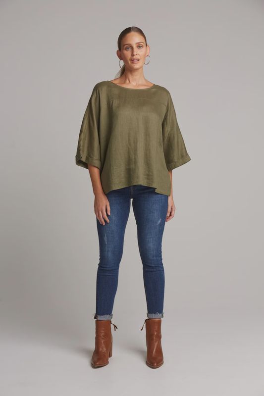Studio Relaxed top 100% Linen