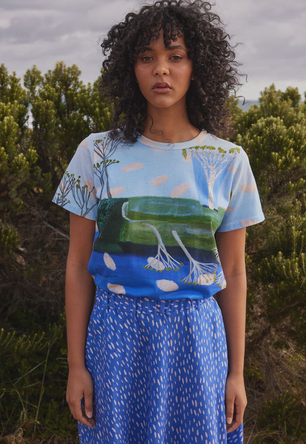 Apollo Lagoon tee by Nancy bird, Size: 6