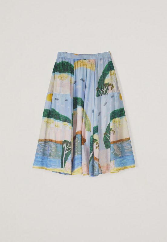 Eula Skirt Glenrock print by Nancy bird