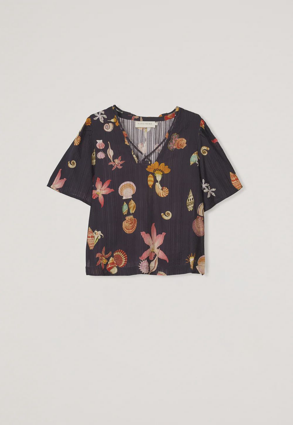 Nancy bird Ines top ~ Charcoal shell