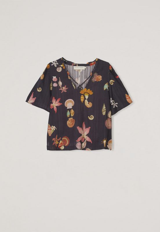Nancy bird Ines top ~ Charcoal shell