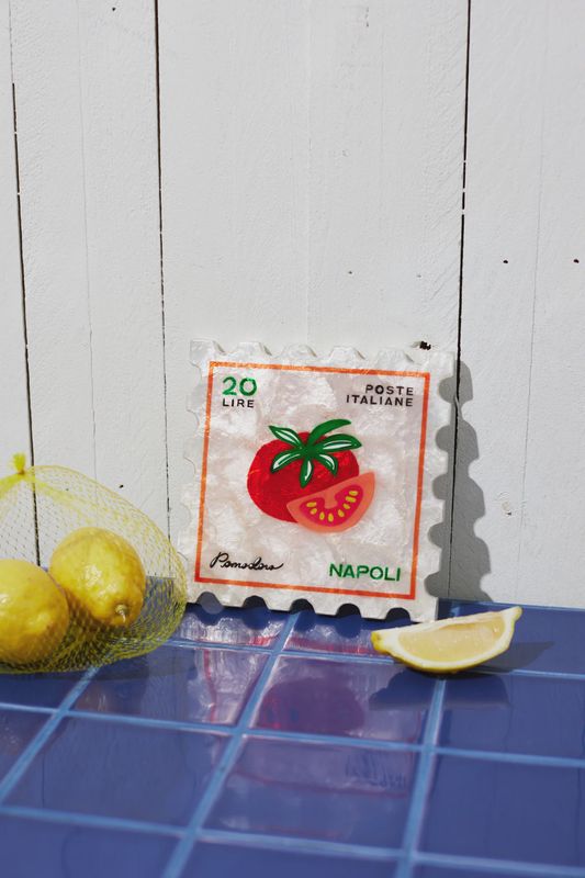 Pomodoro stamp wall tile