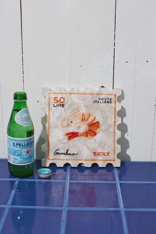 Gambero Stamp wall tile