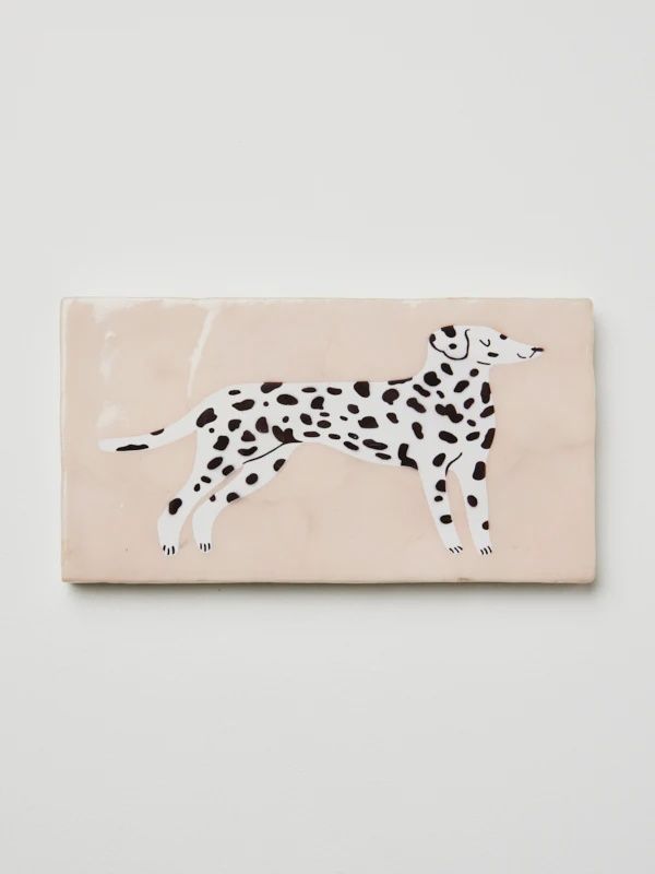 Pup Dalmation Tile