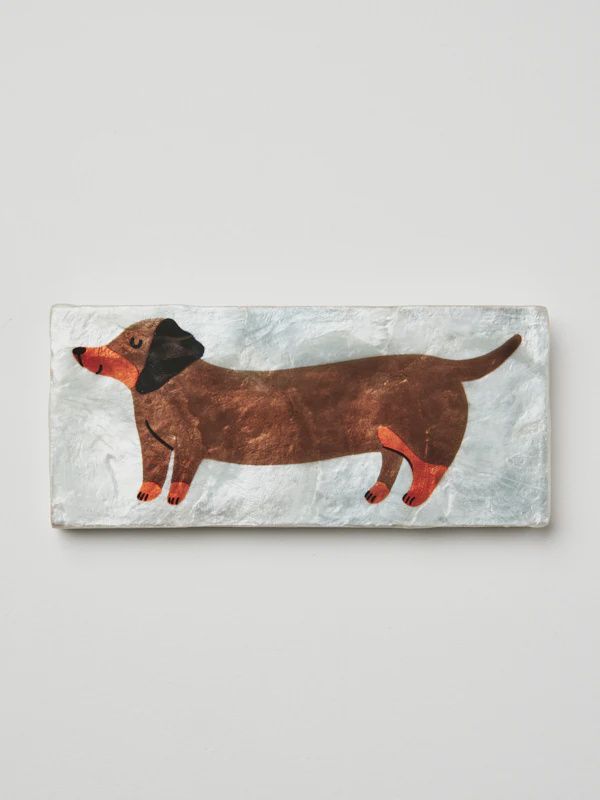 Pup Dachshund tile