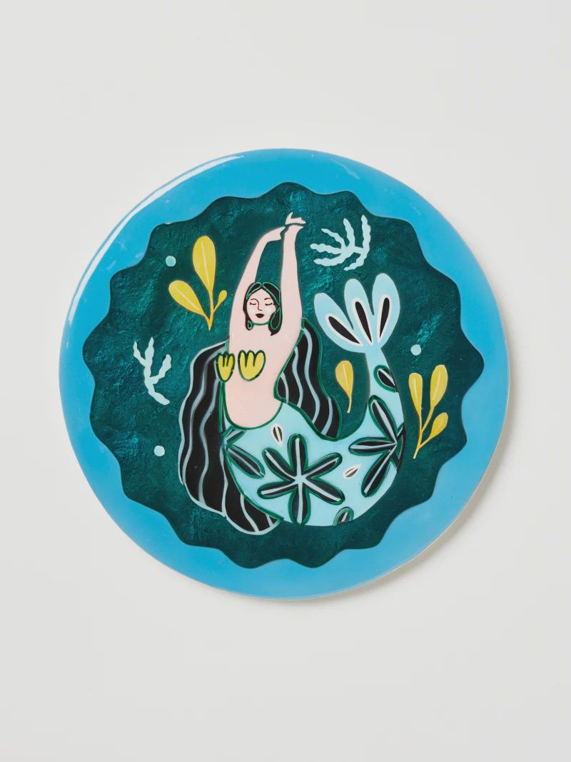 Jones &amp; co tide glow wall tile- mermaid