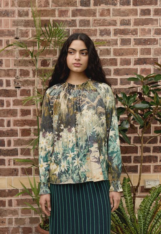 Rowena Smocked Blouse